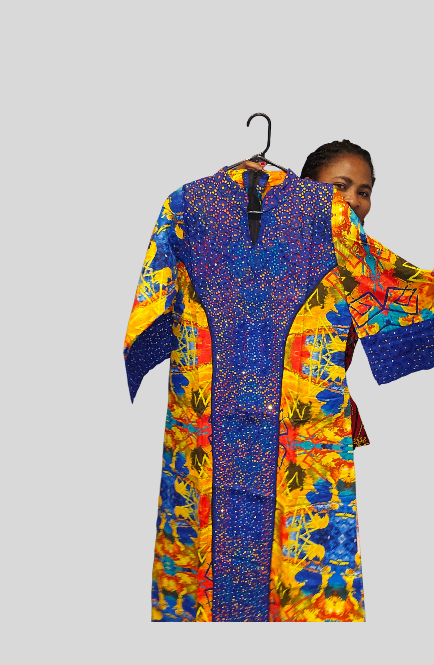 Shade - Kaftan Traditional Ankara African Cloth - 100% Cotton