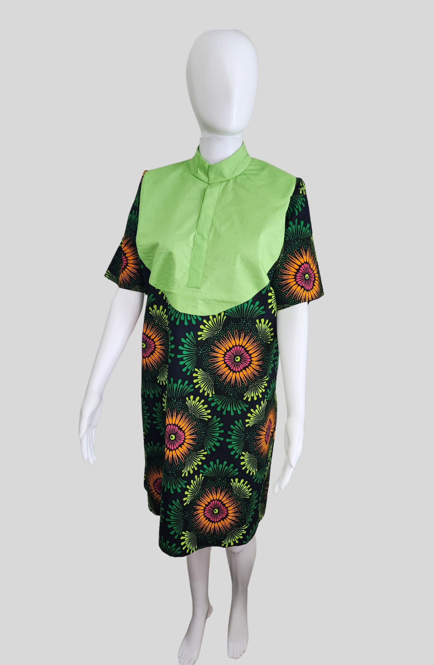 Feyi - Short Dress Ankara African Prints