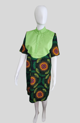 Feyi - Short Dress Ankara African Prints