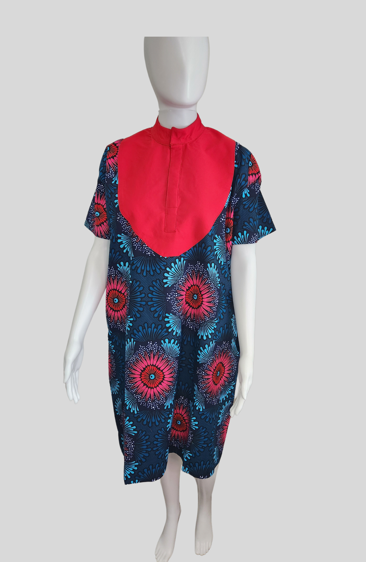 Tola - Short Dress Ankara African Prints