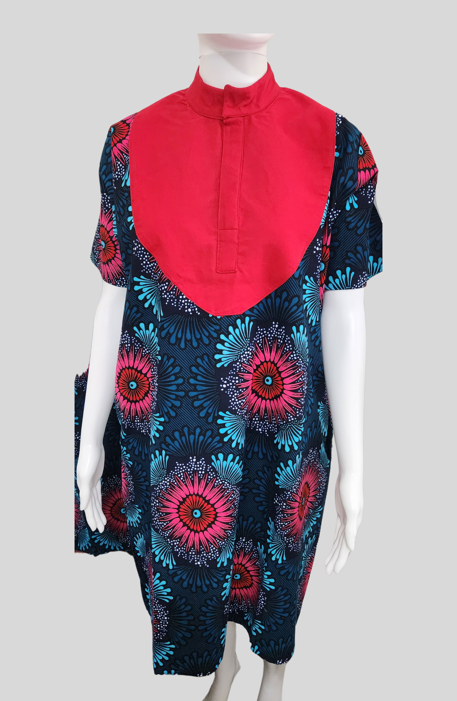 Tola - Short Dress Ankara African Prints