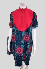 Tola - Short Dress Ankara African Prints