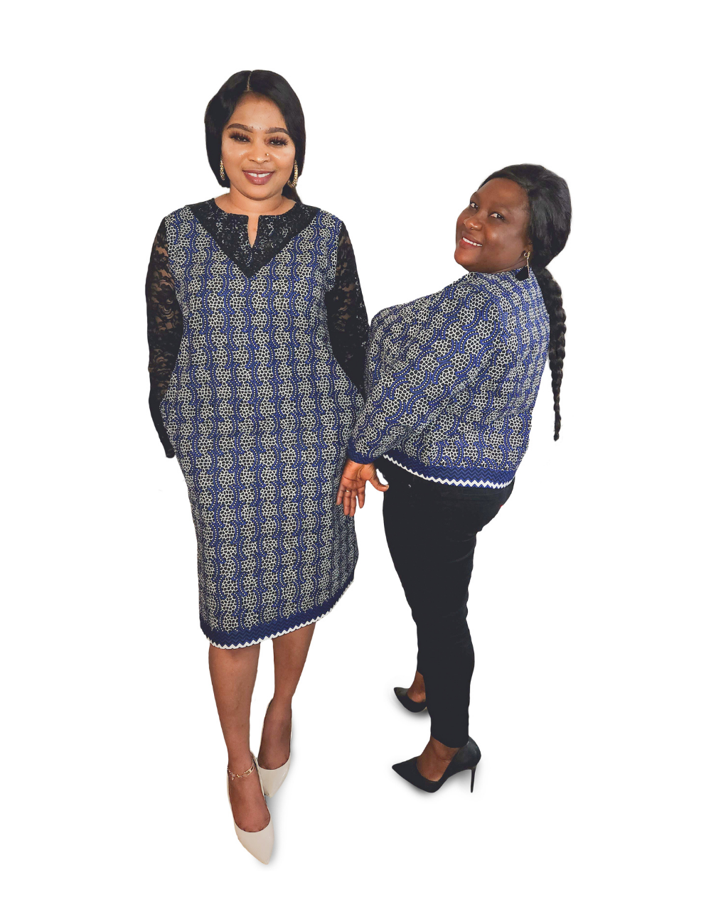 Tise African Print Dress (Free Dress with Net Hand)