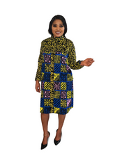 Bukky Ankara Shirt Dress